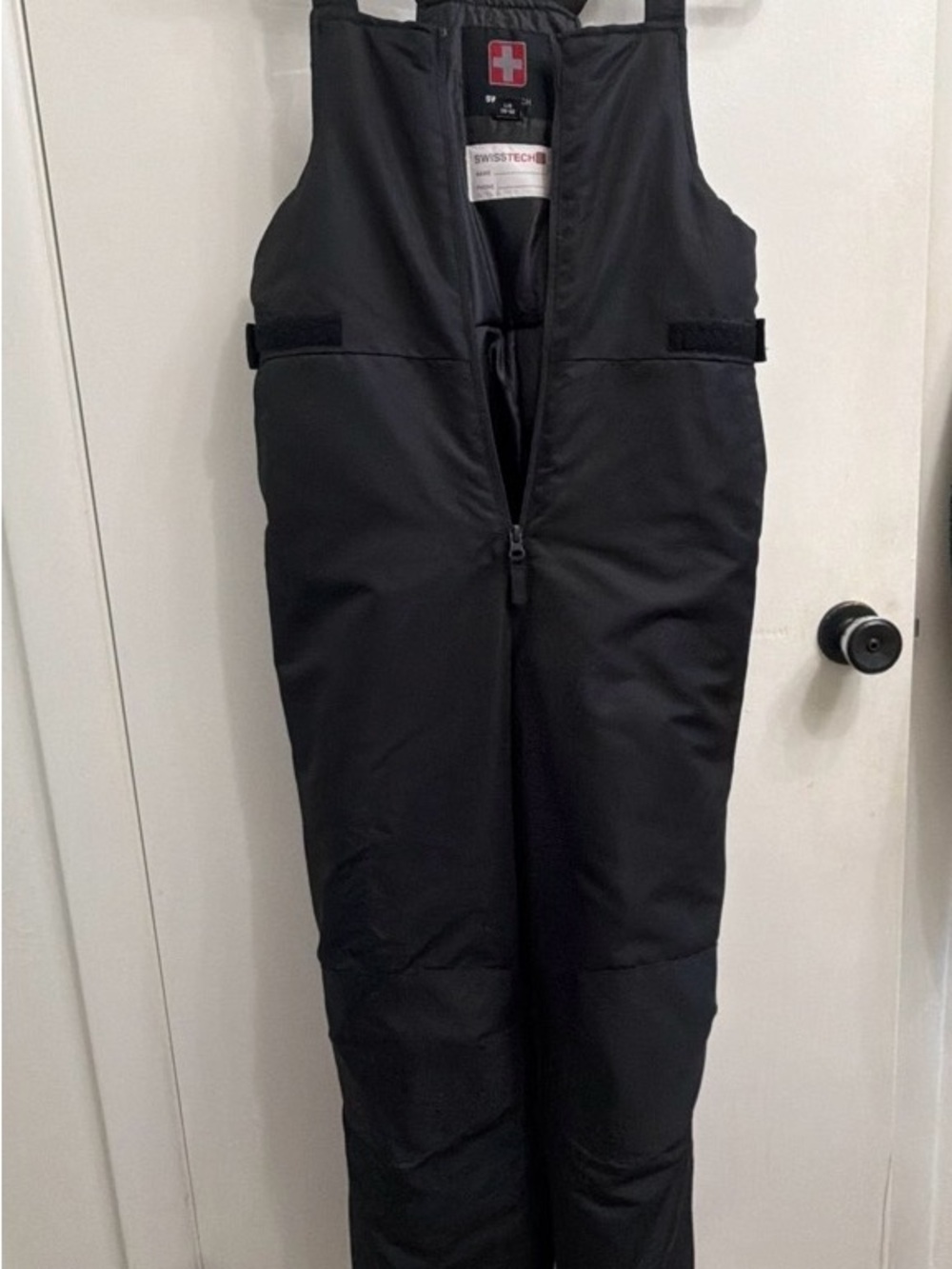 Swiss Tech Black Insulated Bib Jumpsuit